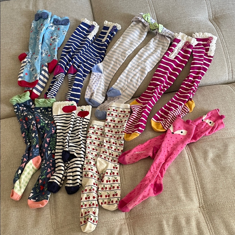 Matilda Jane + Lands End girls sock bundle ages 4-7ish